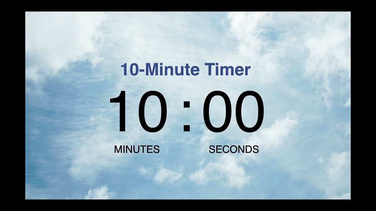 10-Minute Timer #timer #timervideo #clock #tenminute #tenminutetimer #countdown