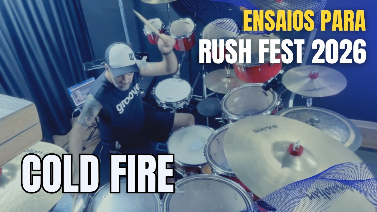 RUSH - COLD FIRE (Drum Tribute by Gilson Naspolini)