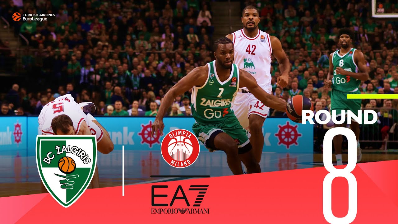 Zalgiris edges Milan! | Round 8, Highlights | Turkish Airlines EuroLeague