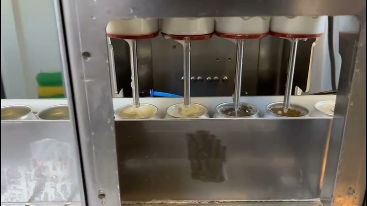 TCBCF-900 : Table automatic counter-pressure bottle/can filling machine
