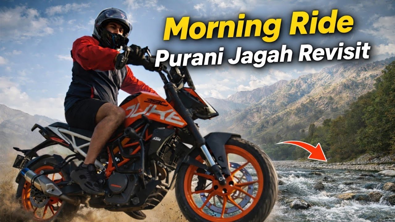 Early Morning Ride on KTM Duke 390 | Back to Old Place Visit 