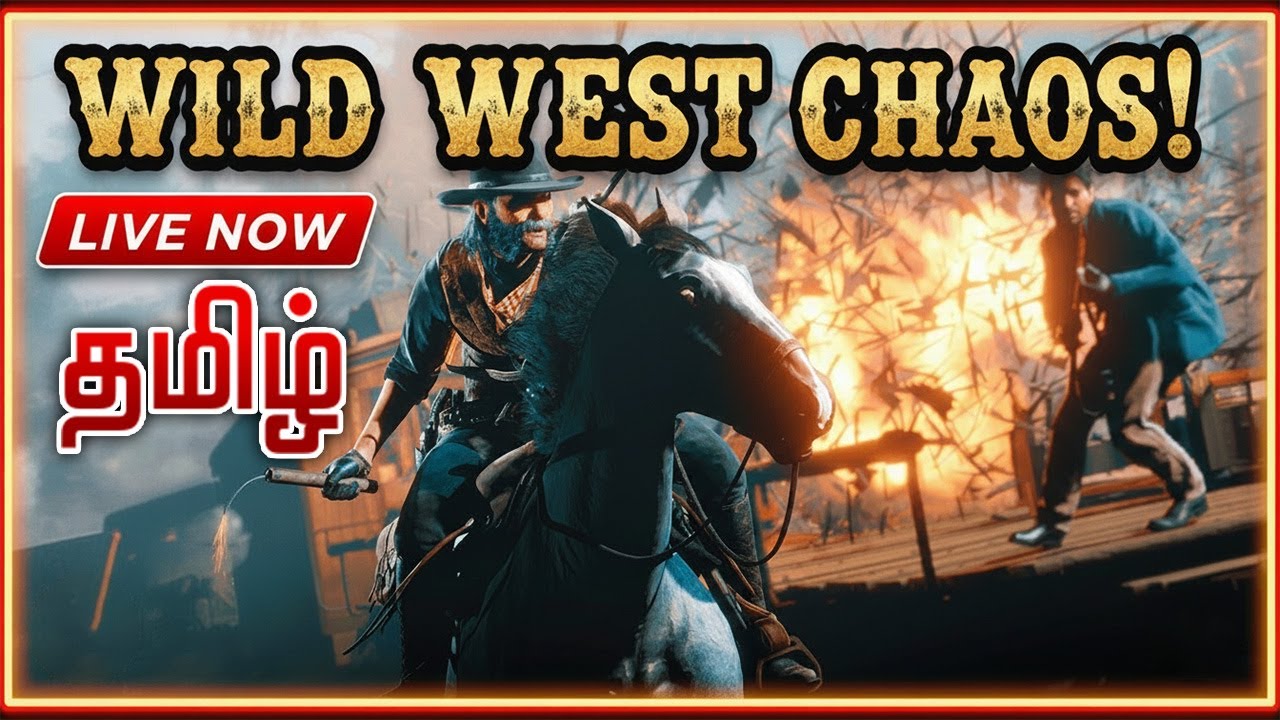 CHAOS with the Posse! 😂 | Red Dead Online (Tamil Live) | (RDR2 Online தமிழ்) 