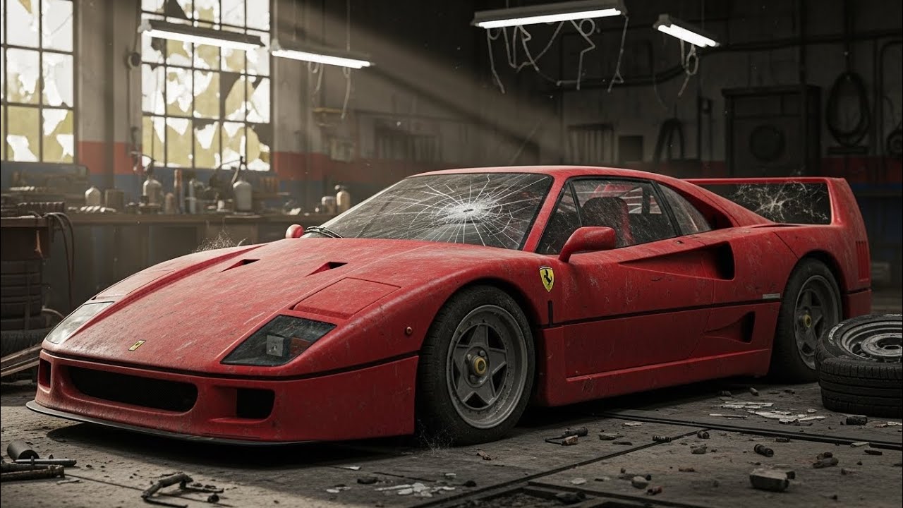 Abandoned Ferrari F40 1987 Full Restoration in ASMR | Satisfying Supercar Rebuild Transformation