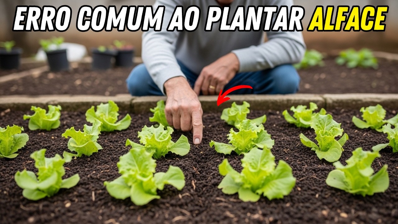 O Erro Que TODO Mundo Comete ao Plantar Alface (Eu Também Fazia)