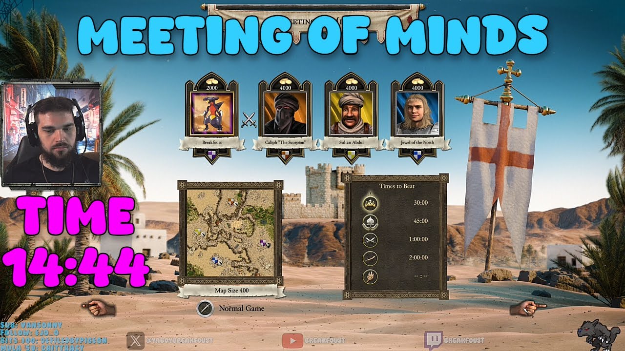 Встреча умов | Менее 30 минут (14:44) | Stronghold Crusader: Definitive Edition