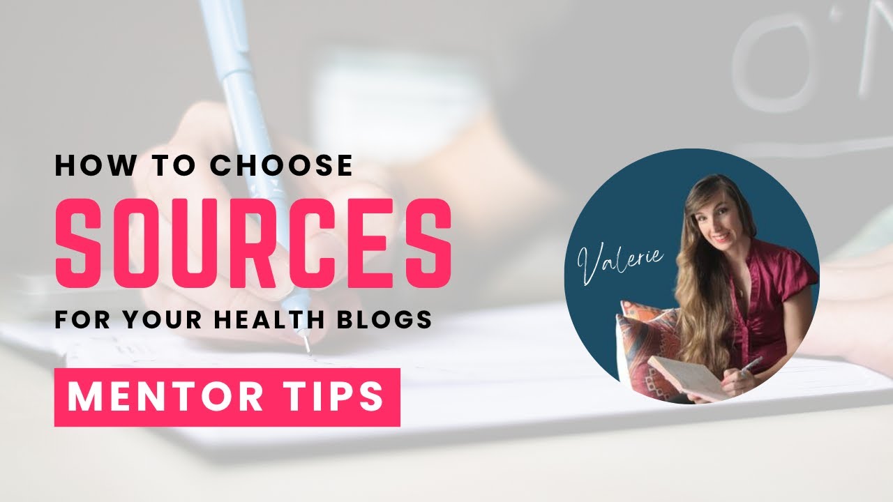 How to Choose Credible Sources for Health Blog Writing (SEO & EEAT tips)