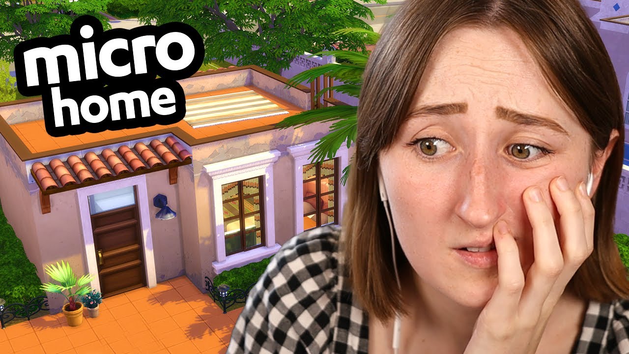 i tried building an entire sims house in ONLY 32 TILES