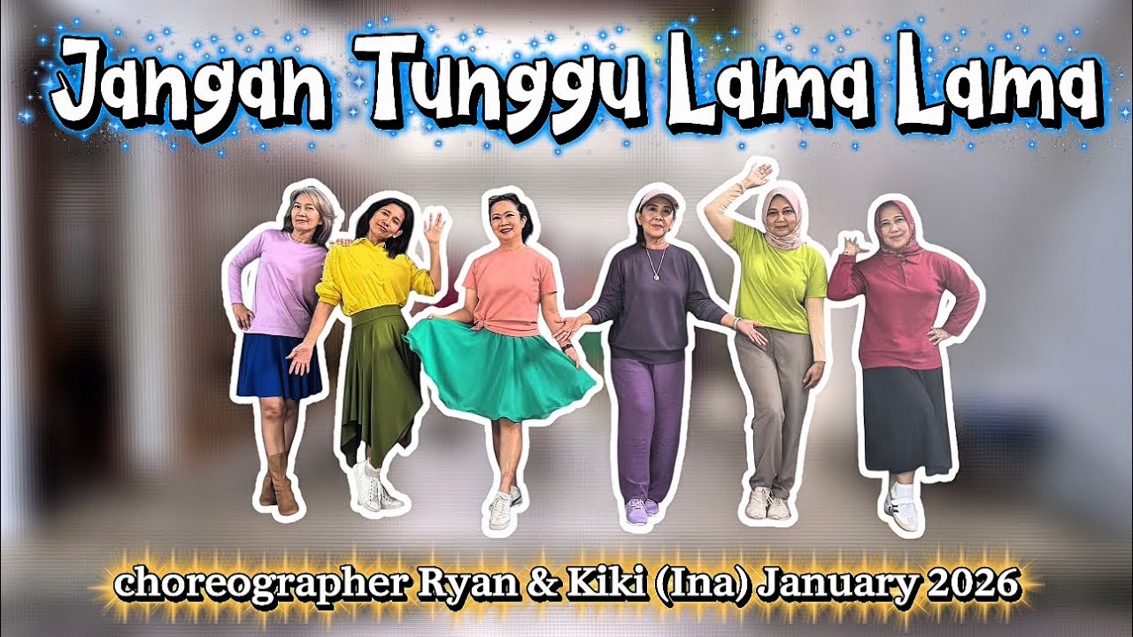 JANGAN TUNGGU LAMA LAMA Linedance choreo by Ryan & Kiki (INA) demo by Happy Giriloka LD