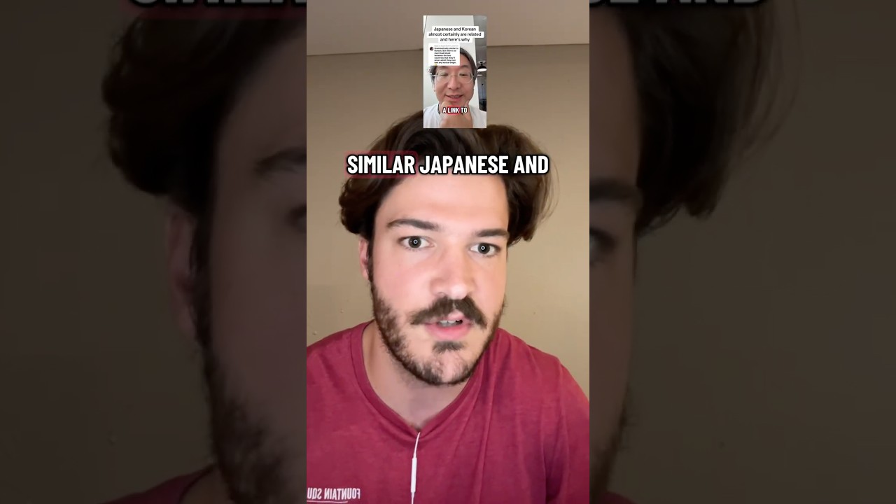 Are Japanese and Korean related? This guy says yes #linguistics #history #language