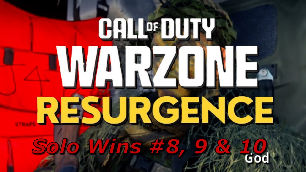 Call of Duty: Modern Warfare | Warzone | Resurgence Solo Wins #8, 9 & 10 (Old Footage)