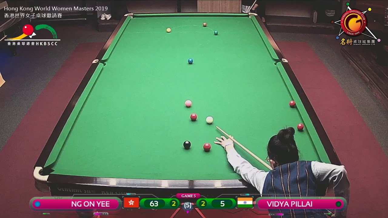 Hong Kong World Women Masters 2019 Ng On Yee VS VIdya Pillai