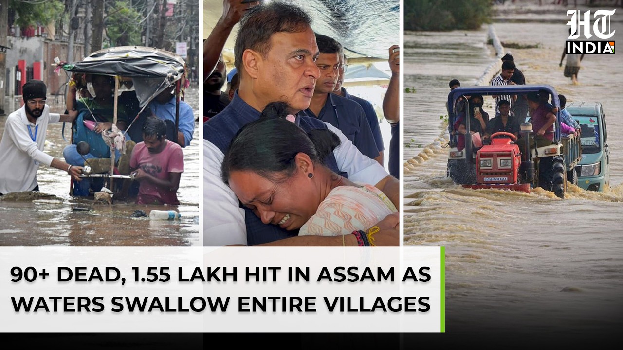 Assam&rsquo;s Flood Horror Leaves Thousands Homeless & Desperate After Disaster Kills Nearly 100