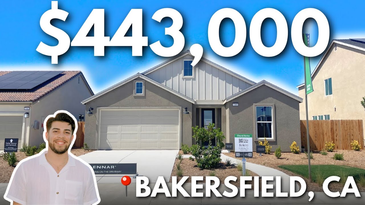 OPEN LAYOUT MODERN HOME TOUR IN BAKERSFIELD, CA | $443,000