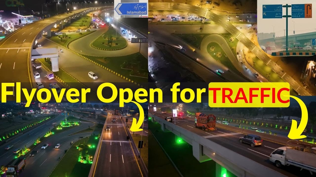 IQBAL FLYOVER ISLAMABAD (T Chowk)Traffic Open| Inauguration Ceremony #tchowkflyover #rawalpindi #fyp