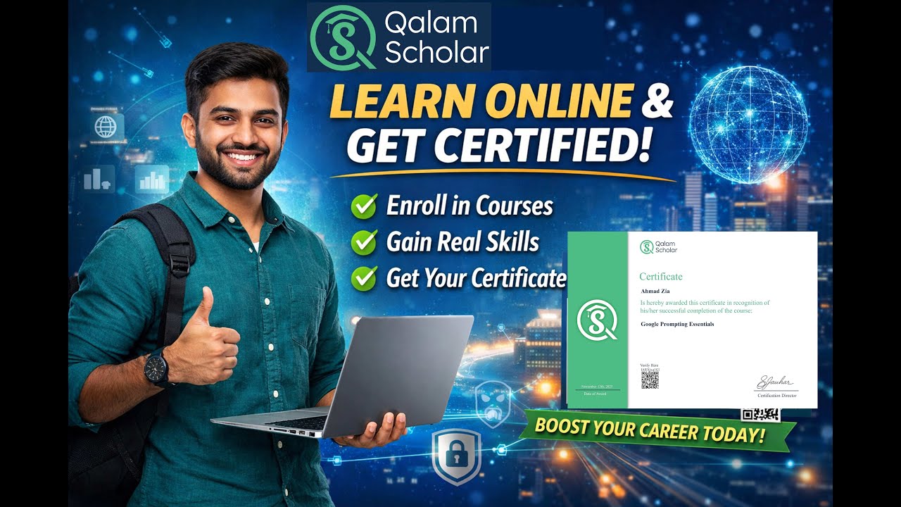 Learn, enroll & get certified with QalamScholar!