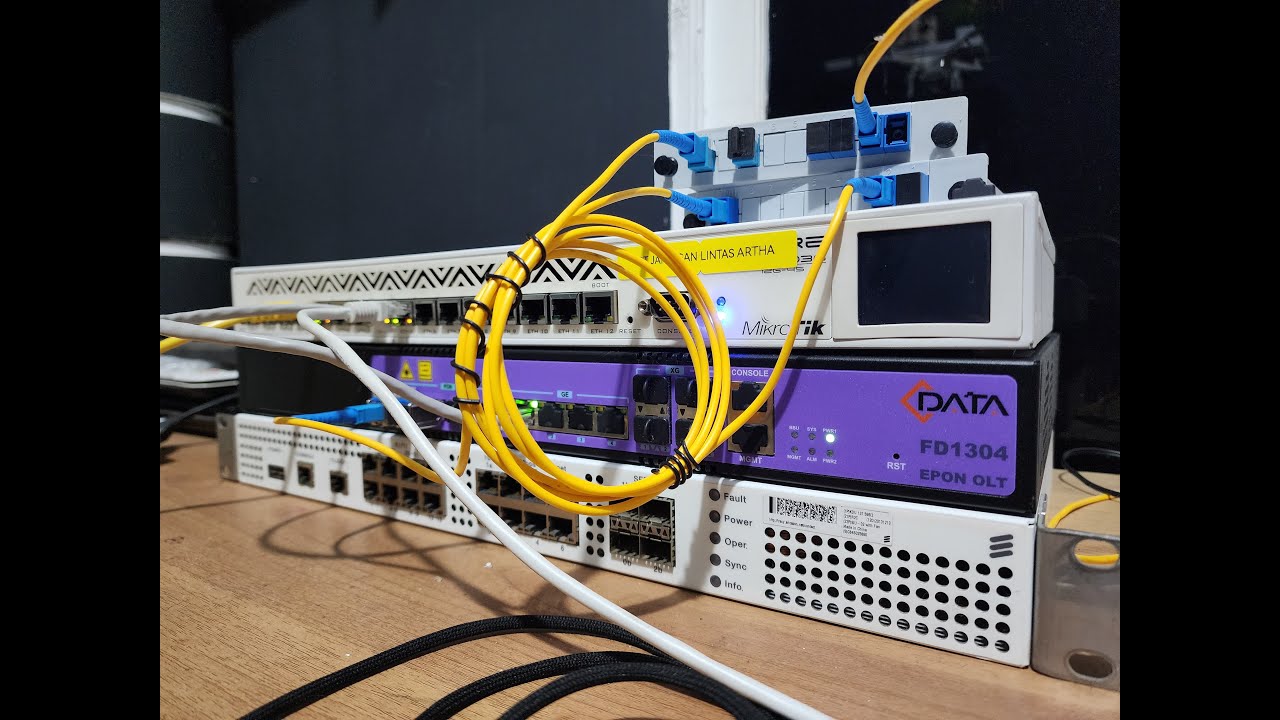 PART 2 Tutorial HOTSPOT & PPPoE Dalam 1 Jaringan yang sama Menggunakan VLAN dan OLT dari CDATA