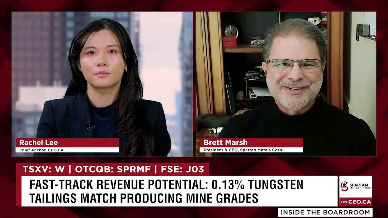 Spartan Metals: High-Grade Tungsten Samples, Core Discovery Yet to Be Drilled?