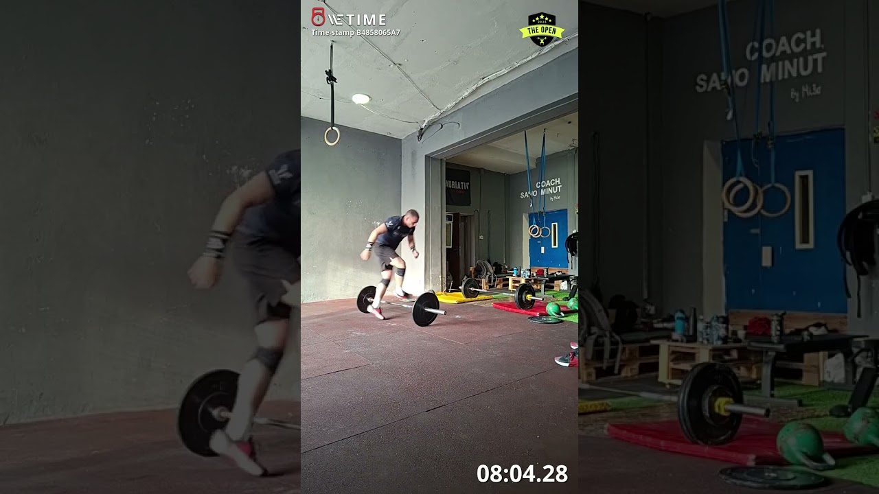 Crossfit open 26.3 Nikola Veljic