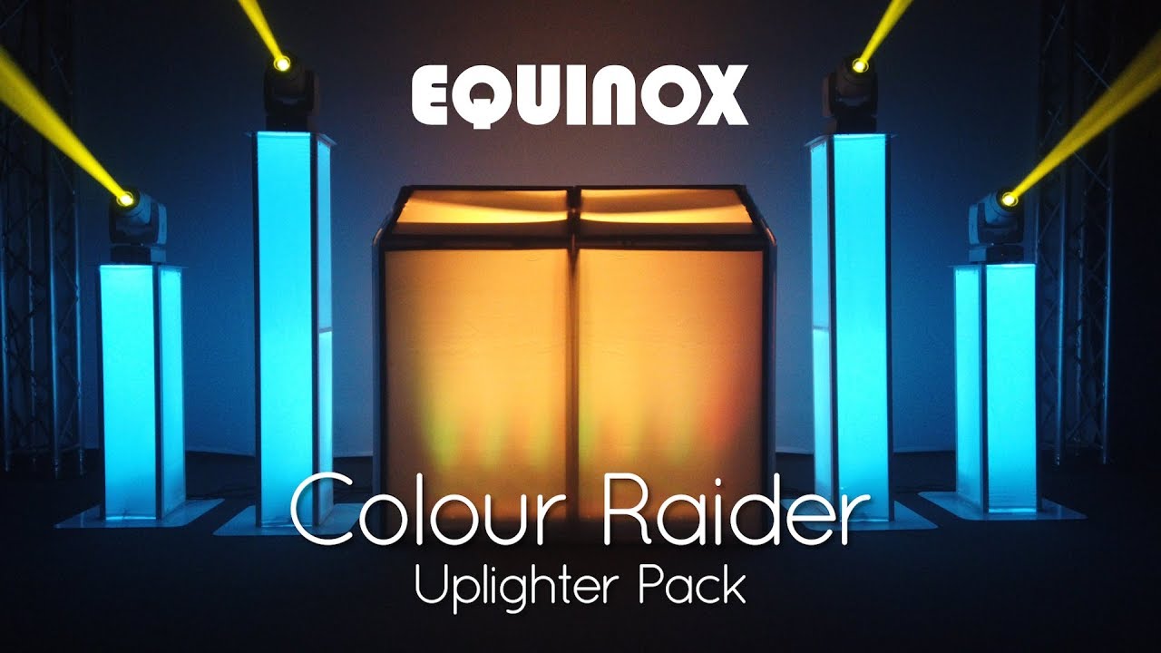 Equinox Colour Raider Uplighter Pack
