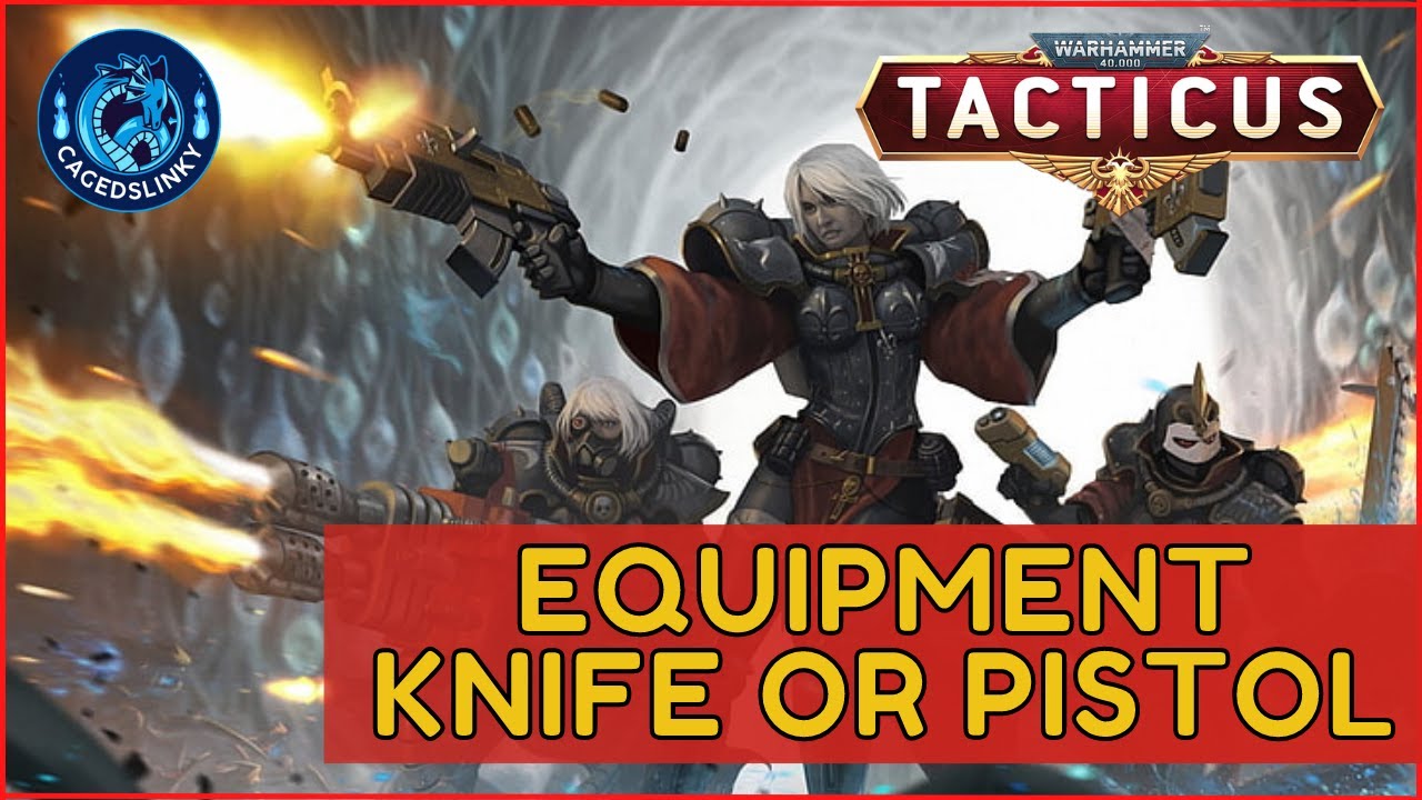 Warhammer 40k Tacticus | Equipment | Combat Knife or Pistol? | Crit Items | Crit Damage