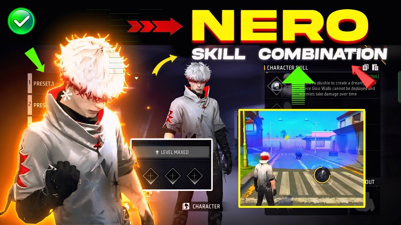 Nero Best Character Combination 2025 | Best Character Combination in Free Fire | Nero Ability 2025