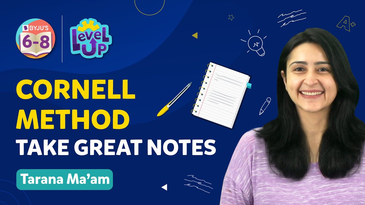 Learn Cornell Method - A Way To Take Great Notes | How to Take Smart Notes | BYJU'S