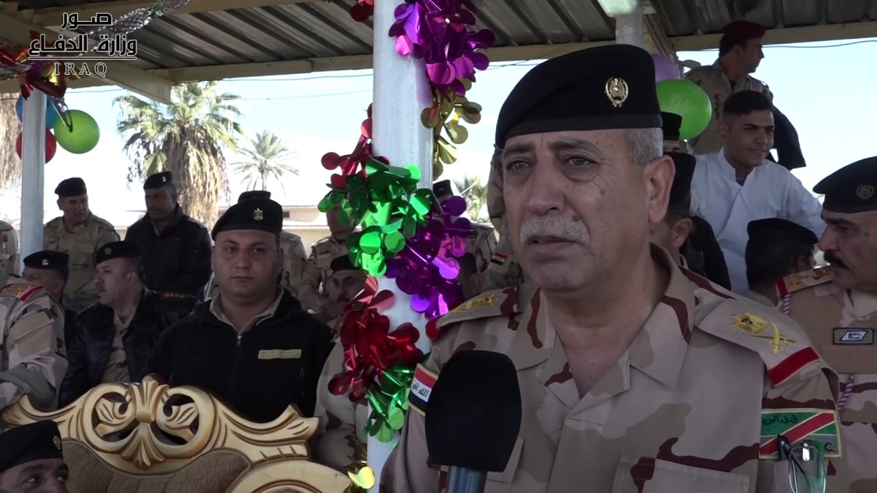 الفرقة المدرعة التاسعة تستعرض الياتها بعيد الجيش