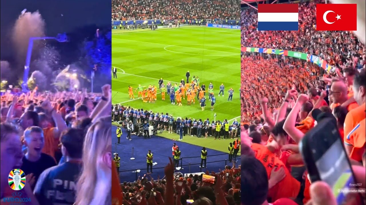 Netherlands Player and Fans Crazy Celebrations After Knocking Out T&uuml;rkiye and Reaching The Semifinal