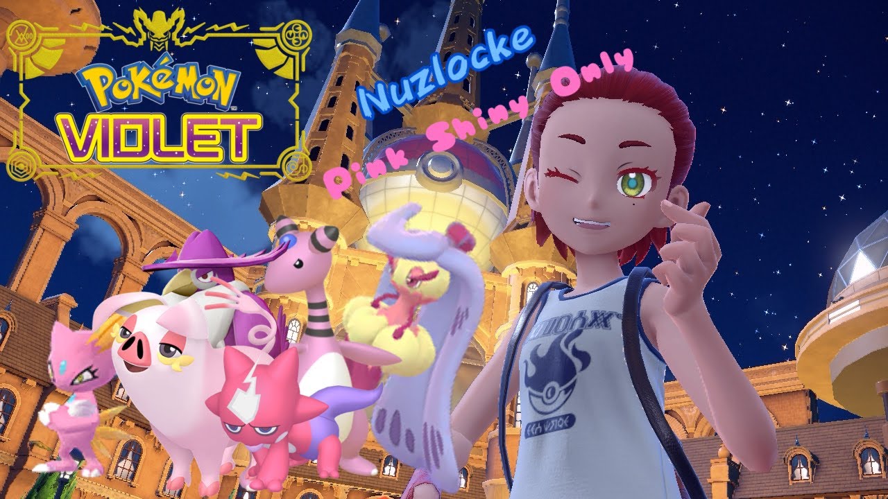 Pokemon Violet Pink Shiny Only Nuzlocke!