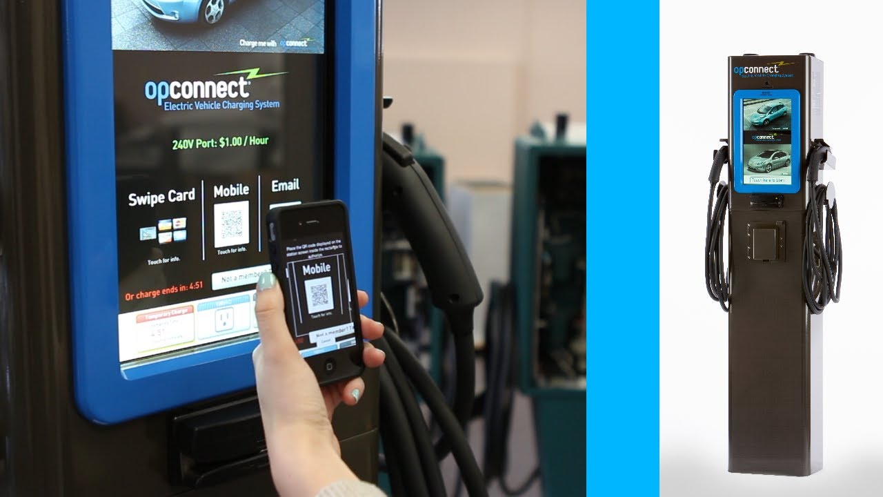 Smartphone Video from OpConnect Electric Vehicle Charging Stations