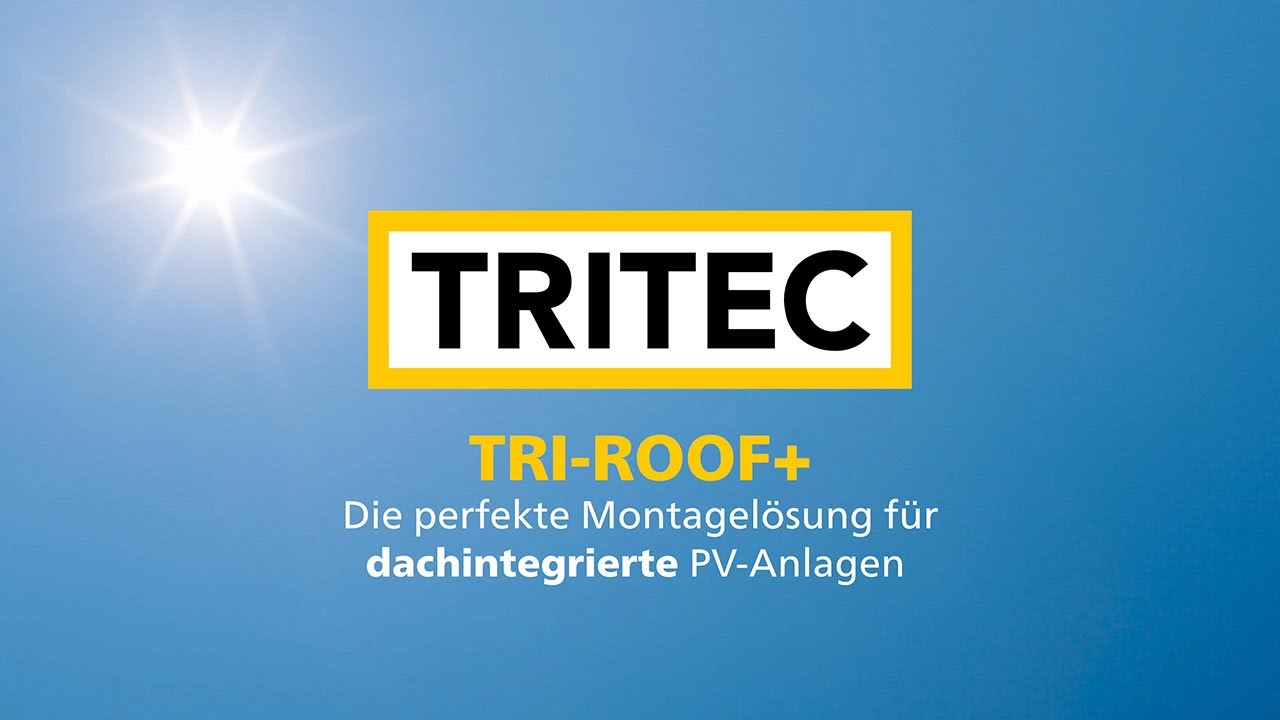 TRITEC PV-Einlegesystem TRI-ROOF+ für Indach