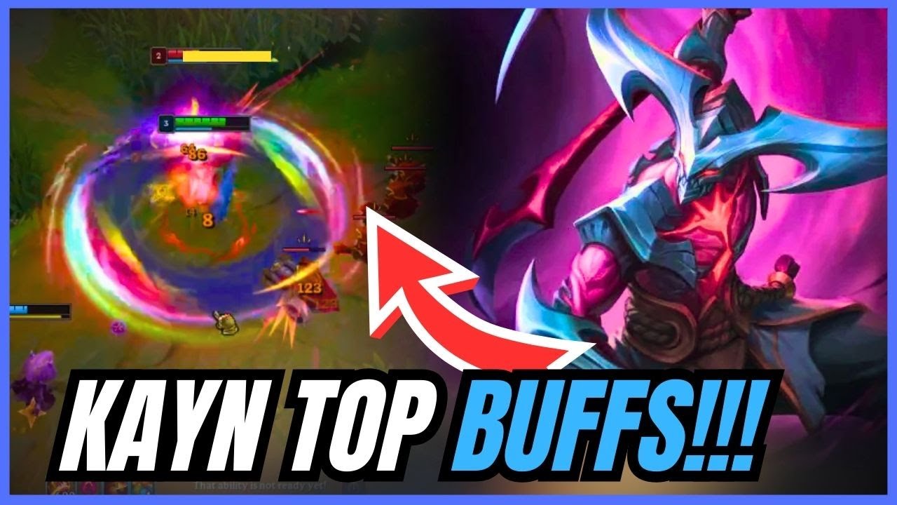 Kayn Top Is Now A Viable Pick?!? (KAYN BUFFS)