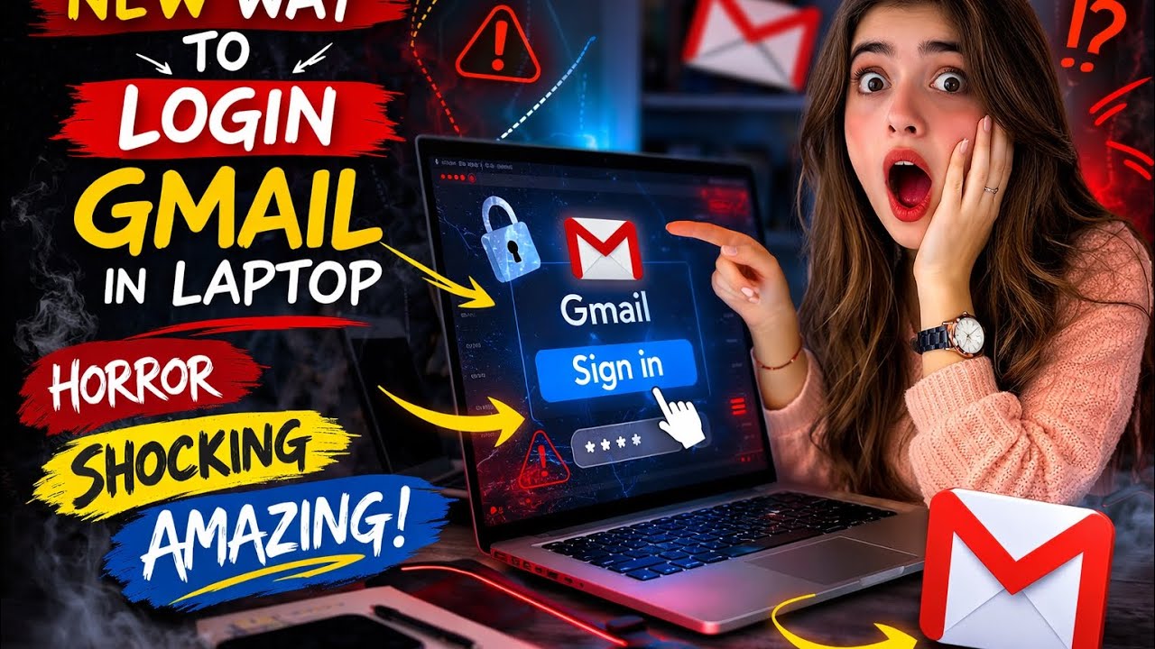 New way to login Gmail in laptop from mobile