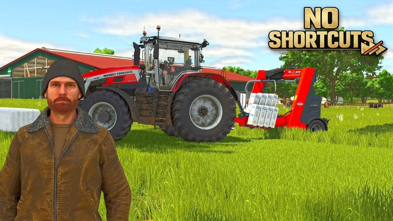 Cutting Grass To Feed Our Livestock | No Shortcuts 7