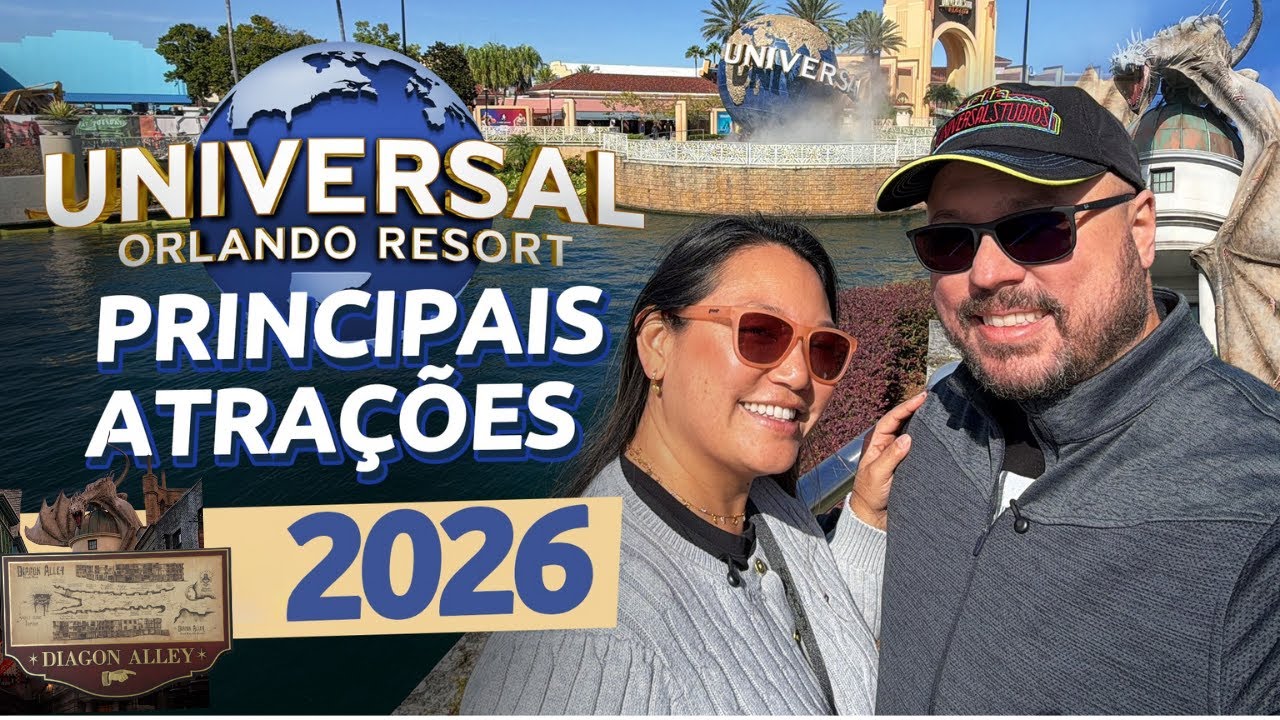 UNIVERSAL STUDIOS 2026 - ROTEIRO DAS ATRAÇÕES IMPERDÍVEIS