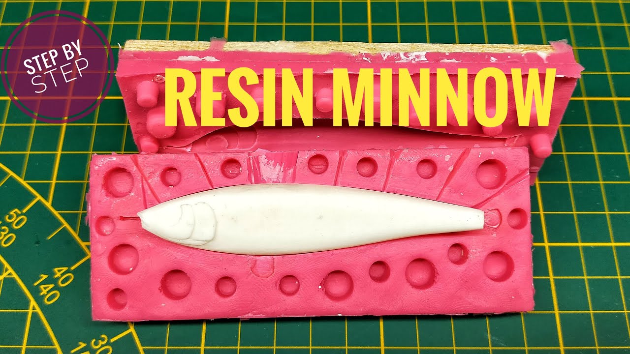 Как сделать приманку WTD из смолы - Bent Minnow - часть 1 Как отлить воблер из полиуретановой смолы