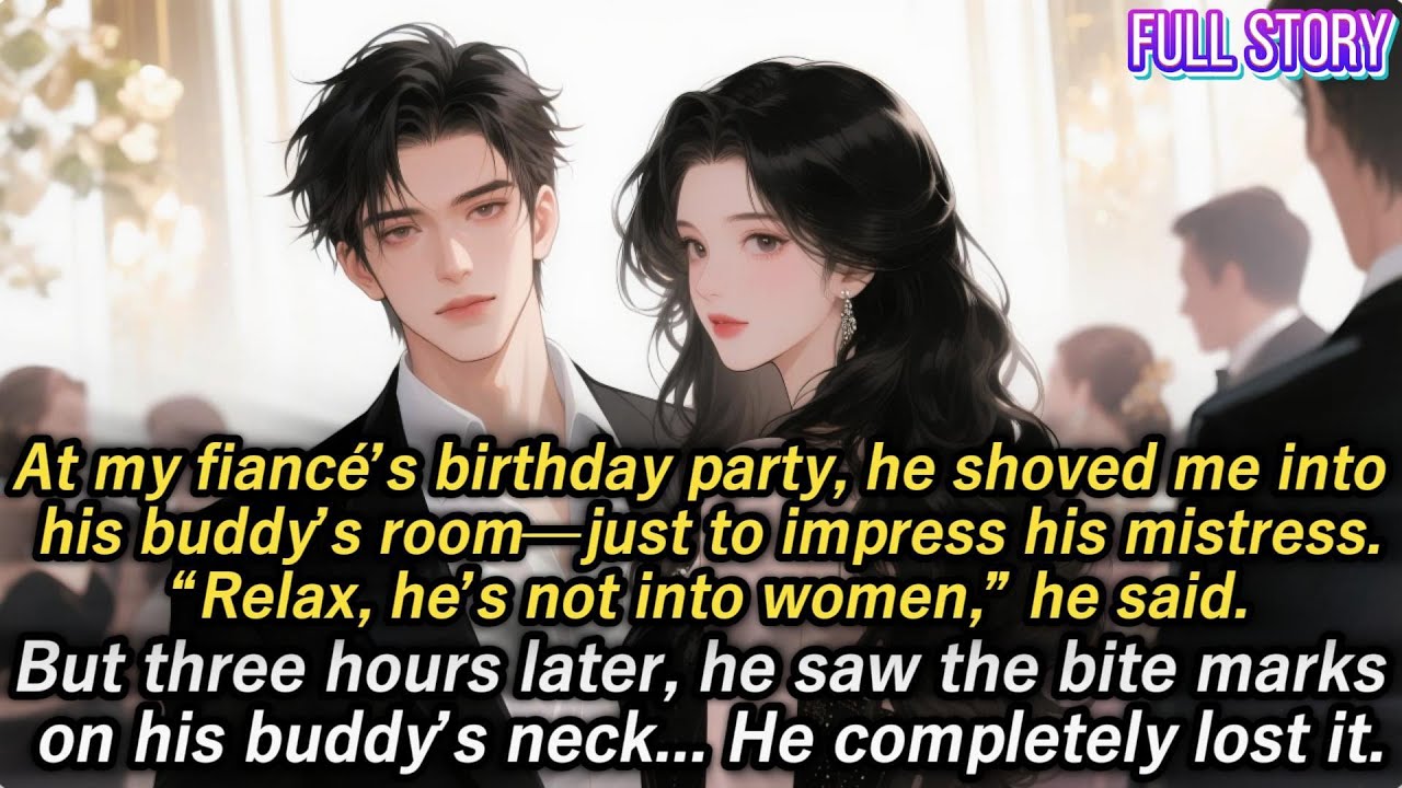 At my fiancé’s birthday party, he shoved me into his buddy’s room—just to impress his mistress...