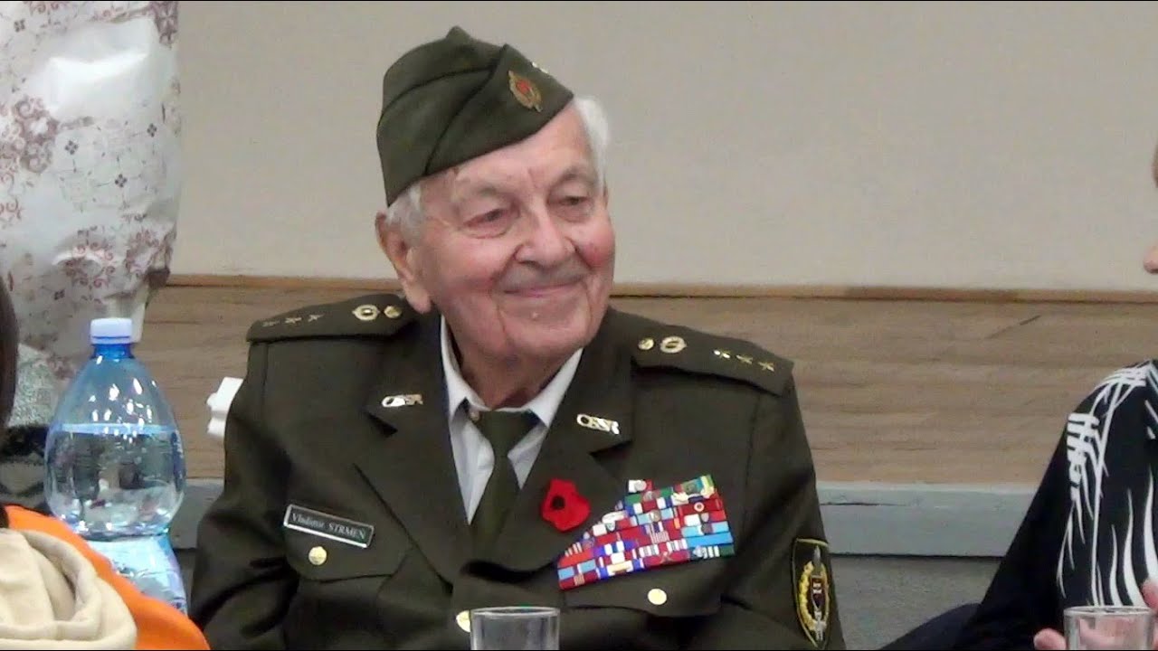Pán Vladimír Strmeň, beseda s priamym účastníkom SNP v roku 1944