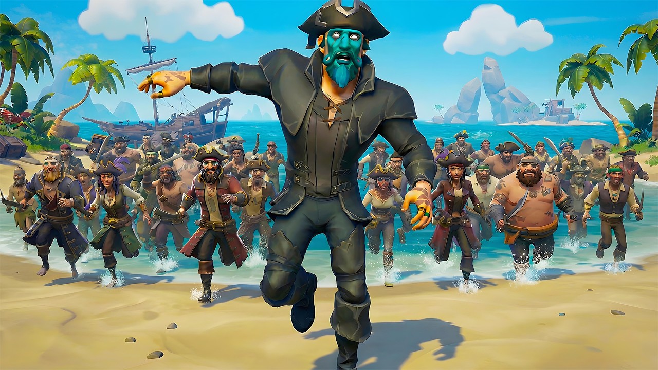 Tout le serveur me TRAQUE sur Sea of Thieves