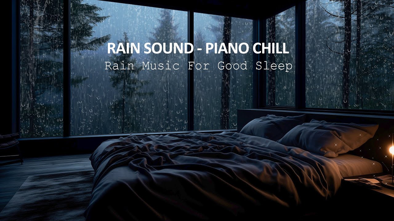 Peaceful Piano & Rain Ambience 🎶 A Calm Evening Soundscape for Deep Rest and Relaxation