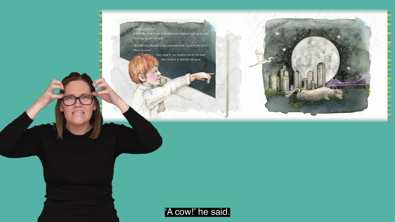 Auslan In-Language Story Time: The Cow that Swam out to Sea