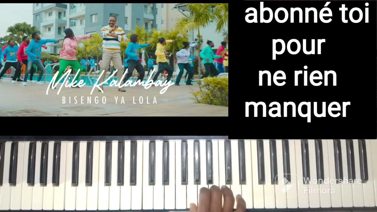 Tutoriel piano bisengo ya lola ( mike kalambay)