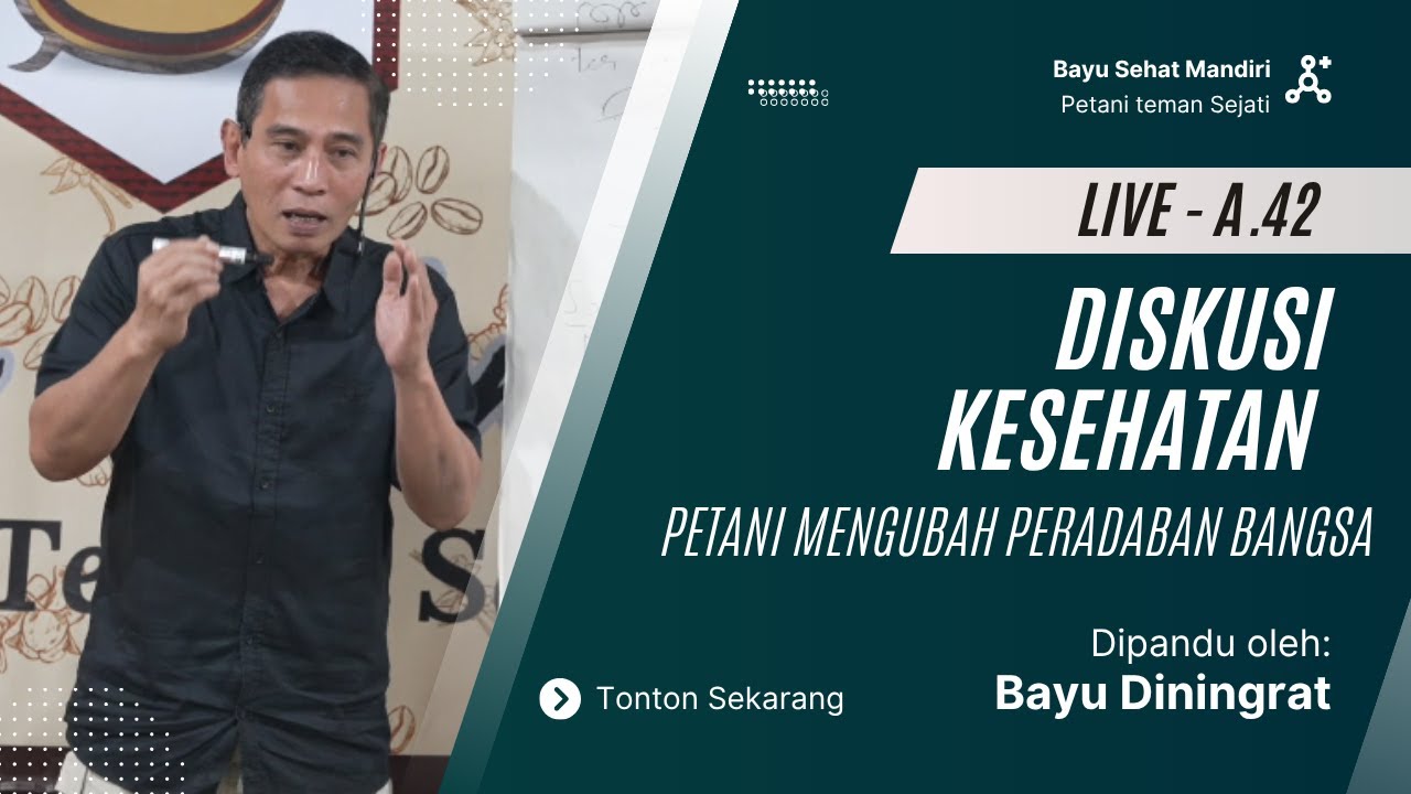 Live Diskusi Kesehatan Bersama Bayu Diningrat A42