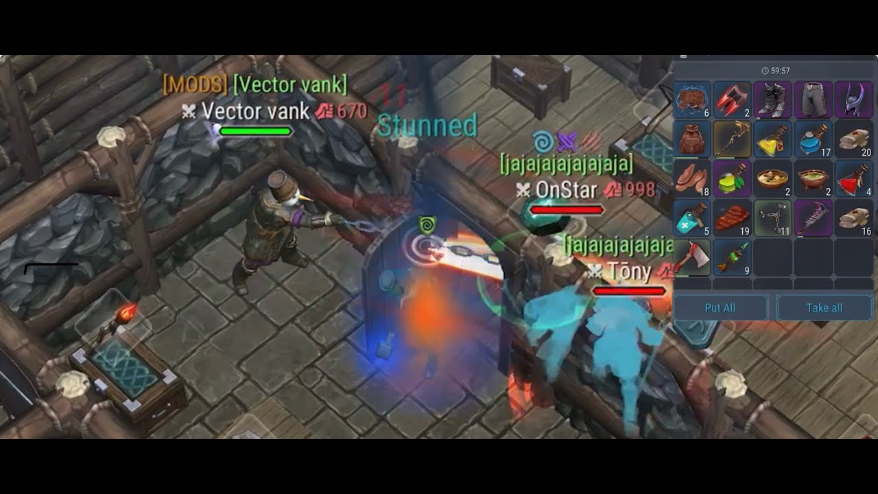 Frostborn Duo Raid defense against Runed Illusionist