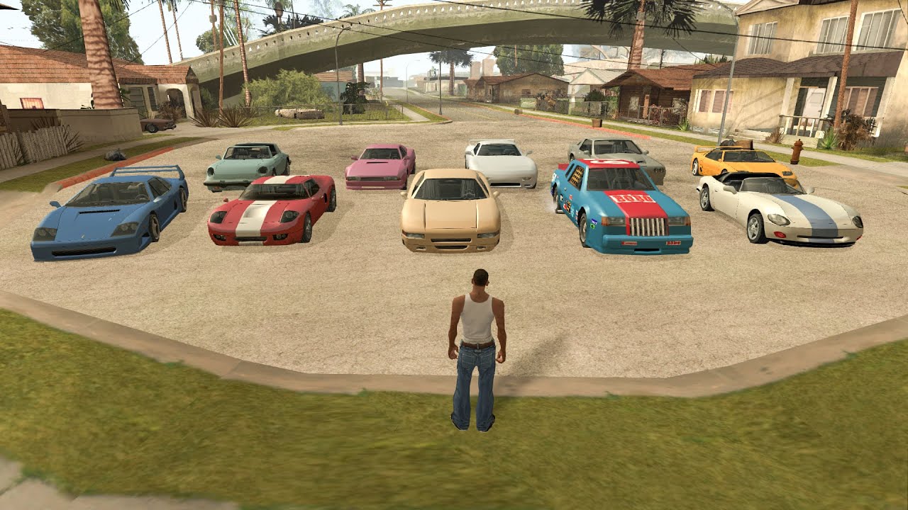 How to get the 10 fastest cars in GTA San Andreas at the beginning of the game