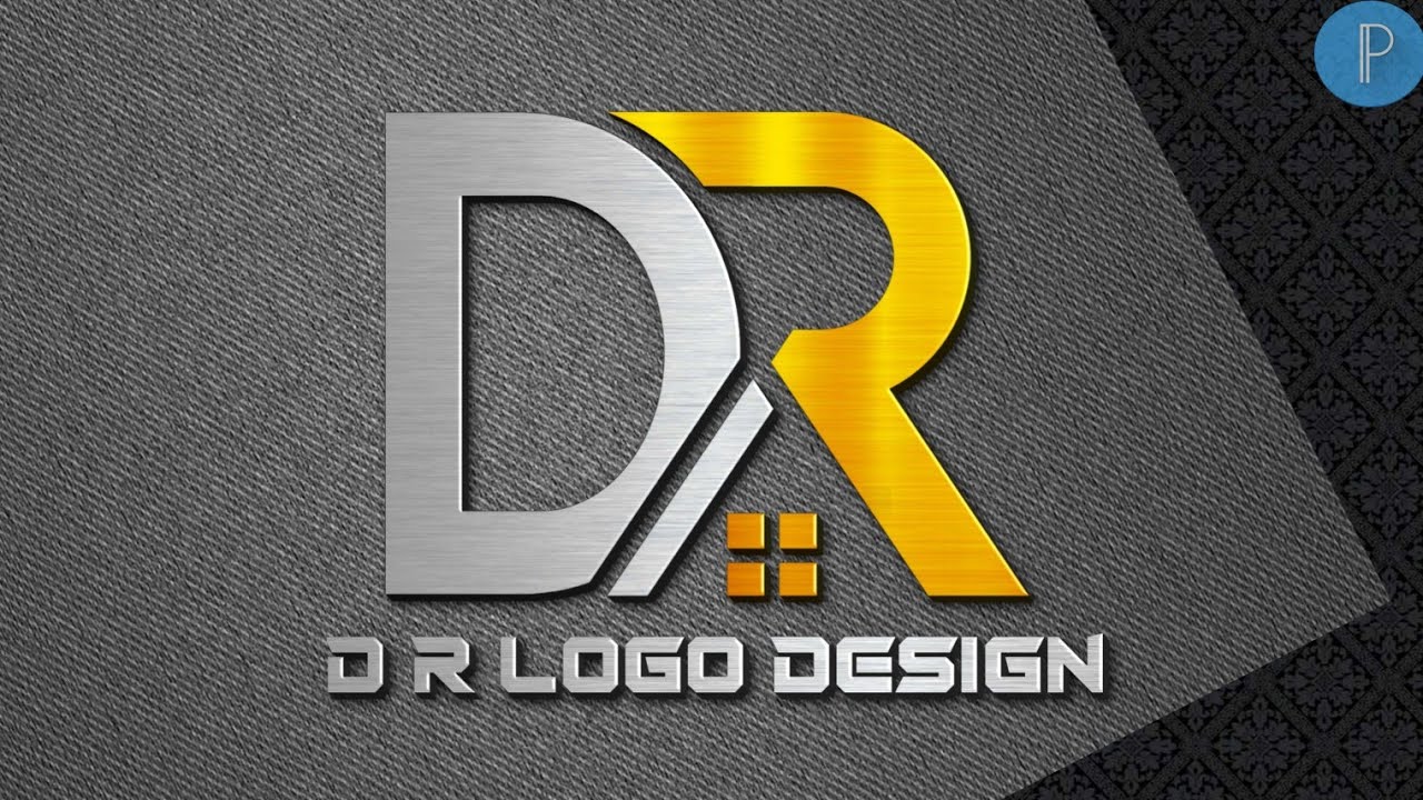 Учебное пособие по профессиональному дизайну логотипа D R | Логотип Pixellab (шаг за шагом)