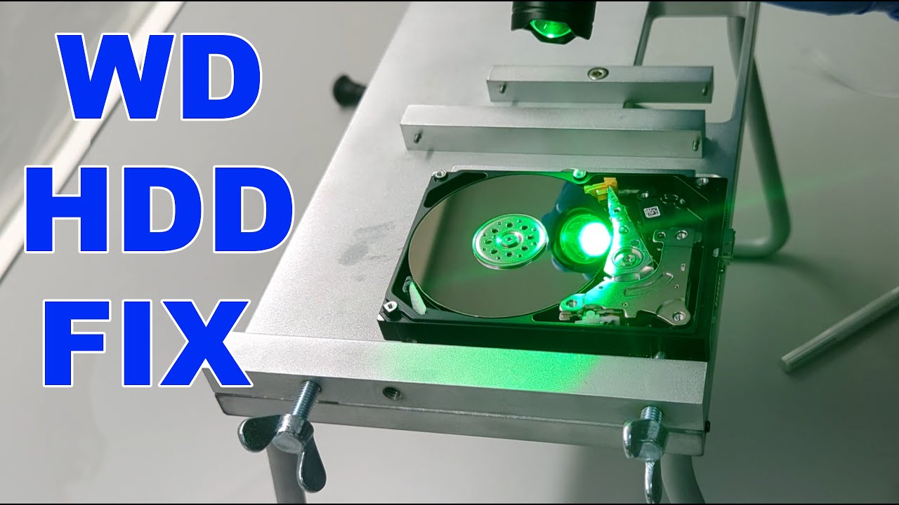 Fixing WD 4TB External Drive: Stuck Heads & Buzzing Sound | Data Recovery