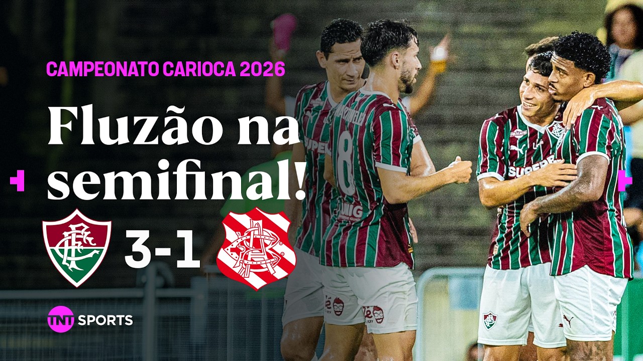 SAVARINO CRAVA E FLU AVAN&Ccedil;A PARA A SEMIFINAL DO CARIOCA! FLUMINENSE 3X1 BANGU - MELHORES MOMENTOS