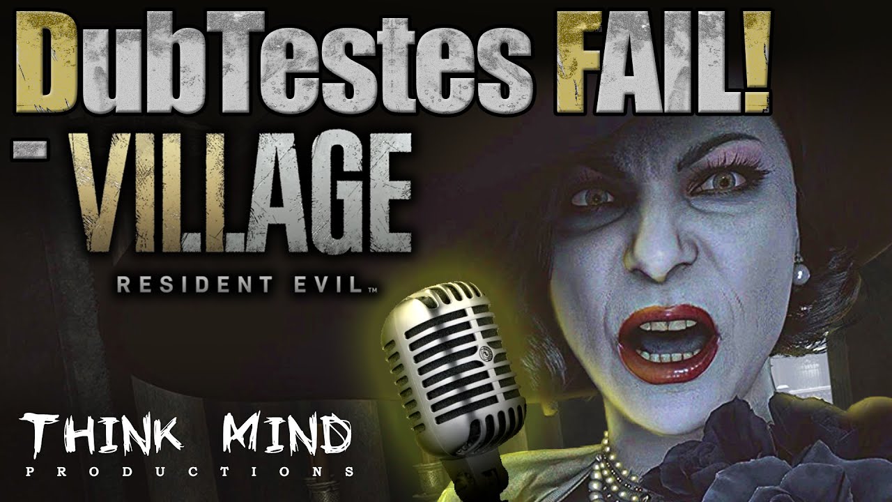 Testes de dublagem para Resident Evil Village, RE8 - DubTestes FAIL!