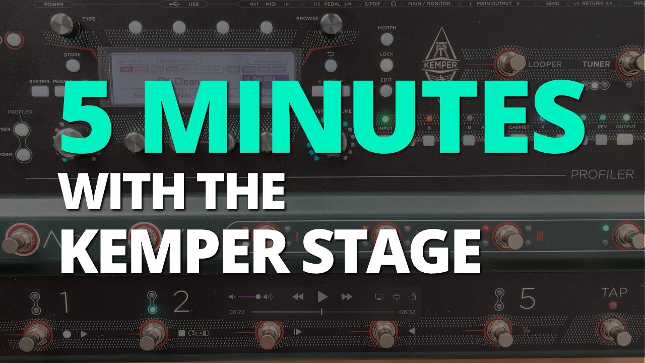 5 Minutes with the Kemper Stage - Gear Demo